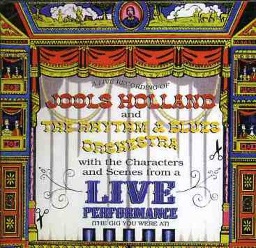 CD cover for Jools Holland’s live performance with ornate stage design.