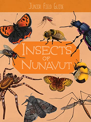 Book cover featuring illustrations of various insects found in Nunavut.