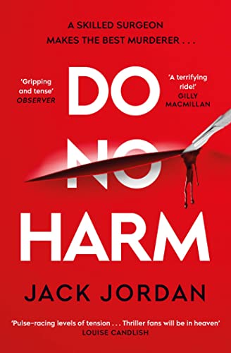 Book cover with a scalpel dripping blood over the title Do No Harm.
