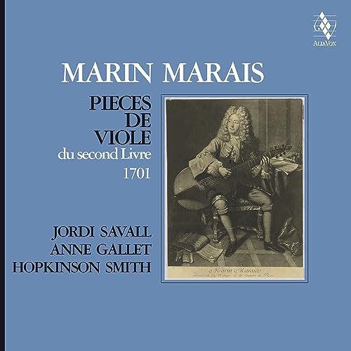 Album cover for Jordi Savall’s “Pièces de Viole du Second Livre, 1701.”
