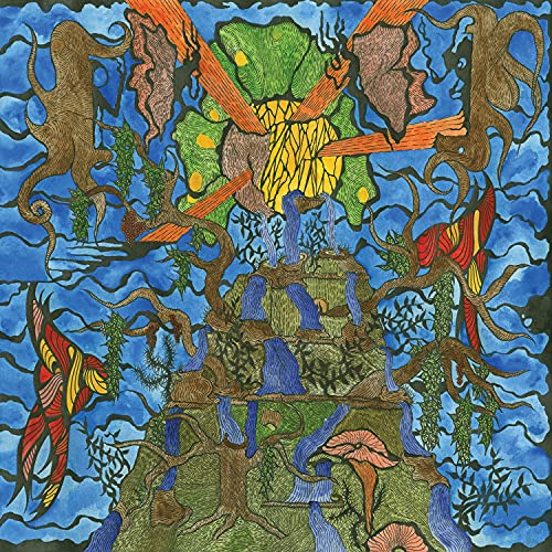 CD cover: colorful, surreal illustration of animals and landscape.
