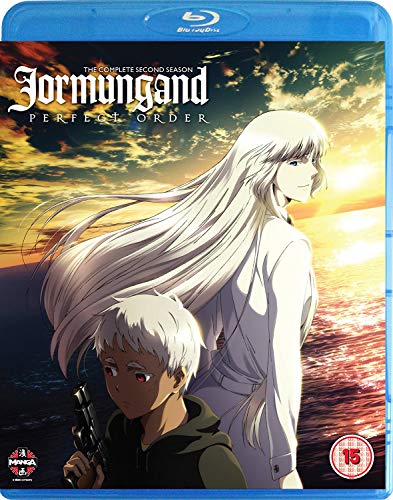Blu-ray case for āJormungand: Perfect Orderā season 2 anime, featuring two characters.