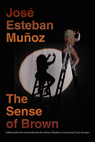 Book cover: “The Sense of Brown” by José Esteban Muñoz, featuring a silhouette.
