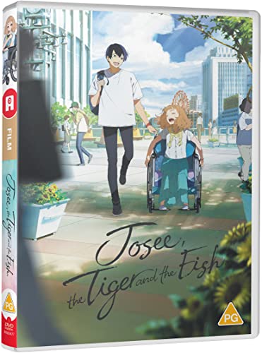 DVD cover for “Josee, the Tiger and the Fish” featuring two young people.
