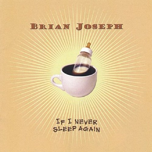 CD cover: coffee cup with baby bottle, radiating lines, text.