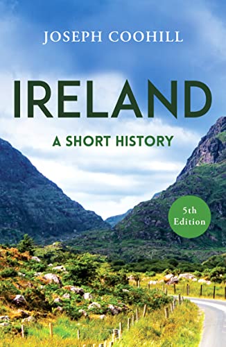 Book cover titled Ireland: A Short History featuring a scenic mountain landscape and road.
