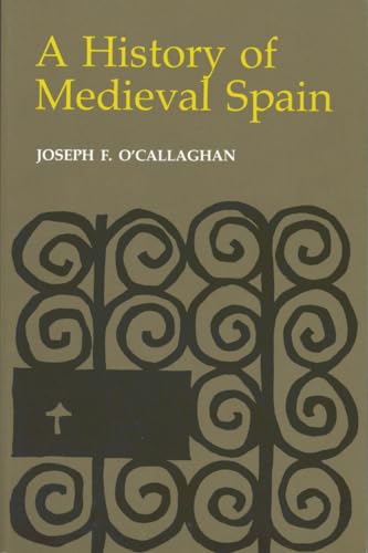 Book cover: "A History of Medieval Spain" with abstract design.