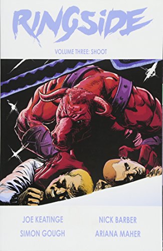 Ringside Volume Three comic book cover featuring a red, muscular figure.