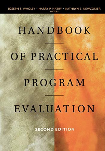 Book cover: "Handbook of Practical Program Evaluation," second edition.
