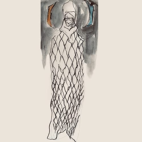 Watercolor painting of a veiled figure, likely the album cover.