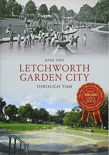 Book cover: "Letchworth Garden City Through Time" with historical park scene.