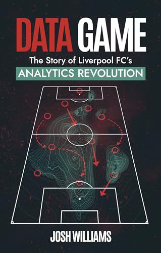 Book cover for Data Game featuring a soccer pitch diagram with data visualization overlays.