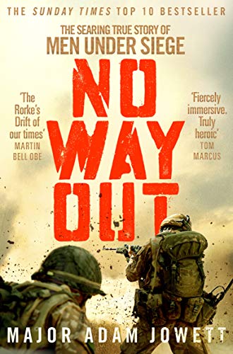 Book cover showing two soldiers in combat gear against a dusty, smoky background.