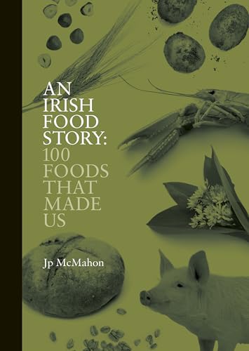 Book cover featuring Irish foods: lobster, pig, bread, and grains.