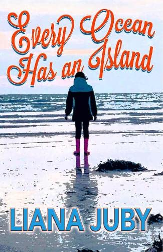 Book cover: woman on beach, titled "Every Ocean Has an Island.