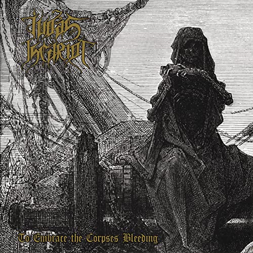 Dark, detailed album cover depicting a cloaked figure and skeletal trees.