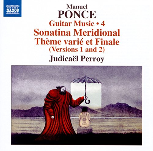 CD cover: surrealist painting of a figure with an umbrella.