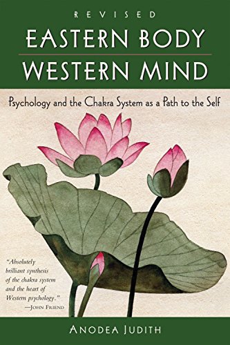 Book cover titled Eastern Body, Western Mind featuring a watercolor painting of pink lotus flowers.