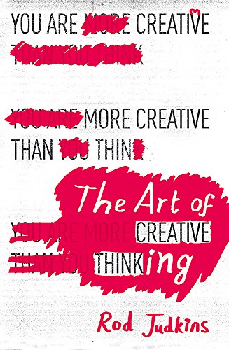 Book cover: "The Art of Creative Thinking" by Rod Judkins, with red accents.