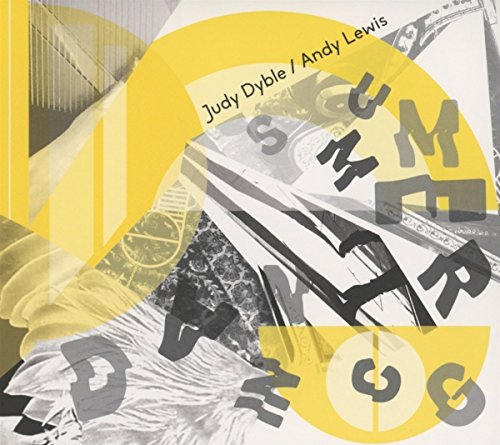 Abstract yellow and gray design with overlapping text "Summer Dancing" on CD cover.