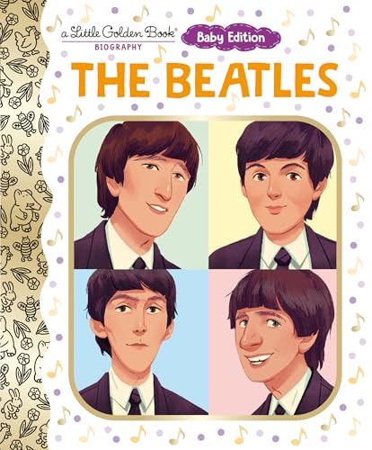 A Little Golden Book cover featuring illustrations of the four Beatles members.