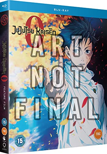 “Jujutsu Kaisen 0” Blu-ray cover featuring Yuta Okkotsu in a white jacket.