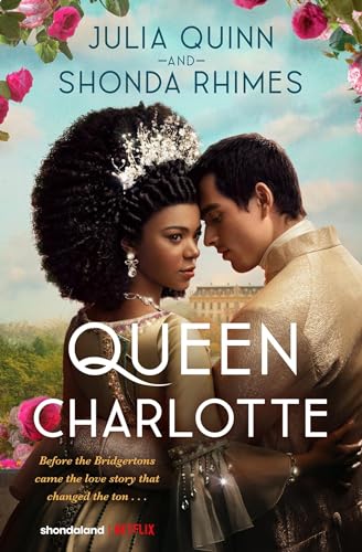Book cover featuring a Black queen and a man in historical attire.