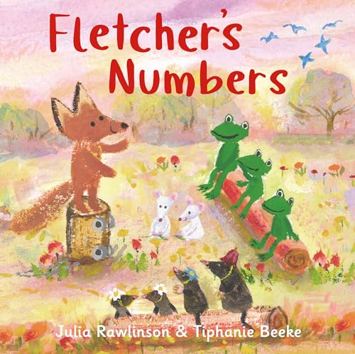 Book cover: fox, frogs, mice, and a badger in a colorful meadow.
