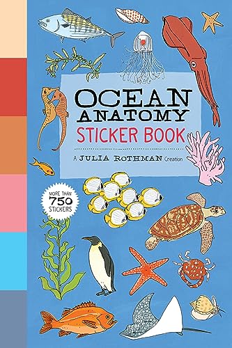 Book cover with illustrated ocean creatures and the title "Ocean Anatomy".