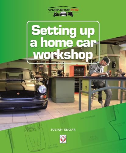 Book cover: man in workshop with car, tools, titled “Setting up…”