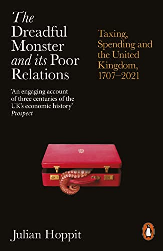 Book cover: red briefcase with octopus tentacle, black background, white text.
