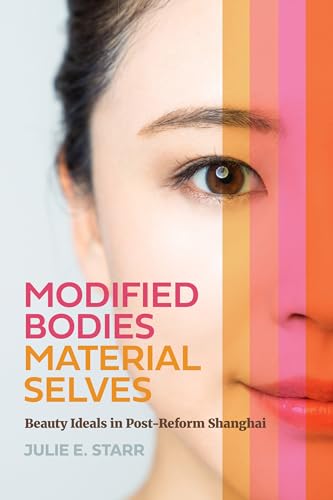 Book cover: close-up of a woman’s face with colorful vertical stripes.