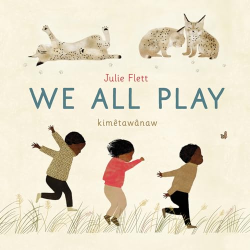Book cover: children and animals playing in a grassy field.