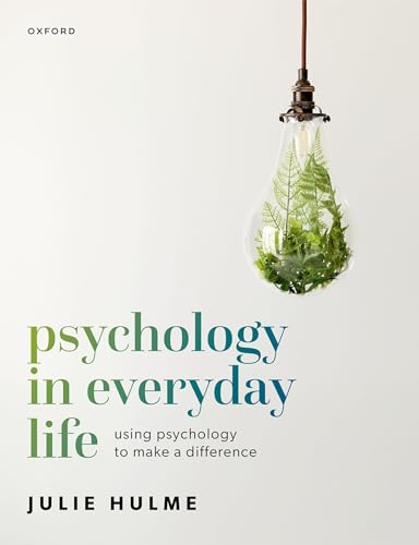 Book cover: "Psychology in Everyday Life" with a plant in a bulb.