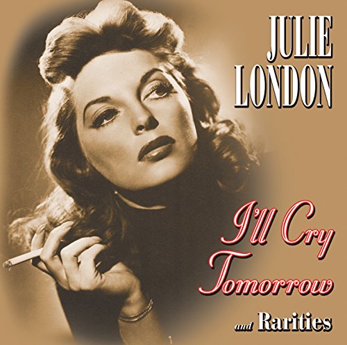 Julie London album cover with sepia-toned photo of her holding a cigarette.