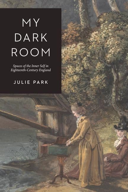 Book cover with painting of two women by a waterside scene.
