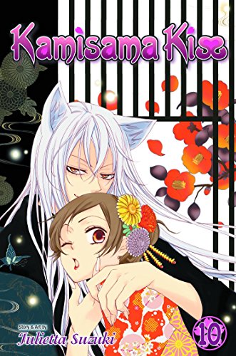 Manga cover of Kamisama Kiss volume 10 featuring a fox spirit and a girl.