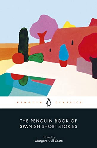 Book cover with a colorful, abstract landscape painting above the title and author text.