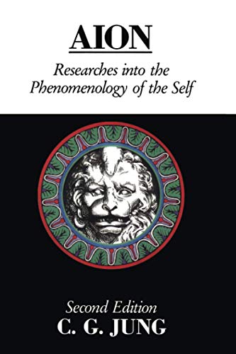 Book cover for Aion by C. G. Jung featuring a lion illustration in a circle.