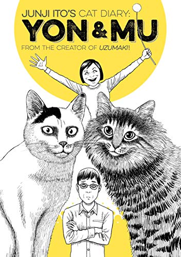 Dark fantasy comic book cover featuring cats and eerie Japanese-style illustrations.