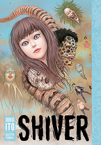 Cover art for Shiver featuring a surreal collage of distorted faces and horror imagery.