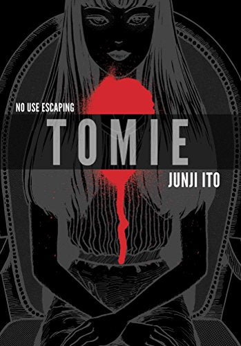 Horror manga cover featuring a pale woman with dripping red liquid.