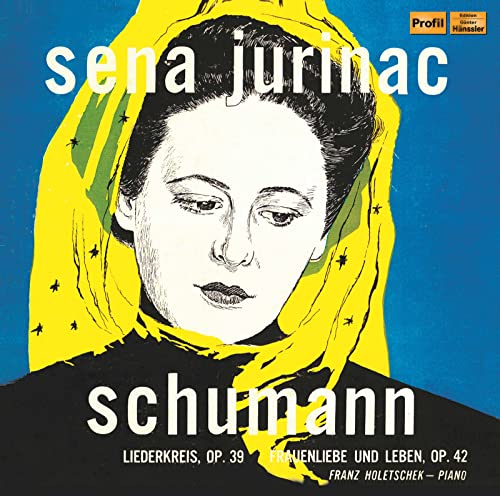 CD cover featuring a portrait of Sena Jurinac with yellow headscarf.