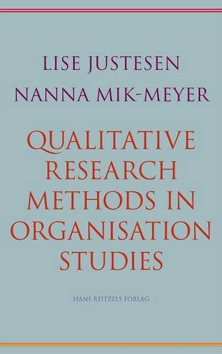 Book cover: “Qualitative Research Methods in Organisation Studies” in red text.