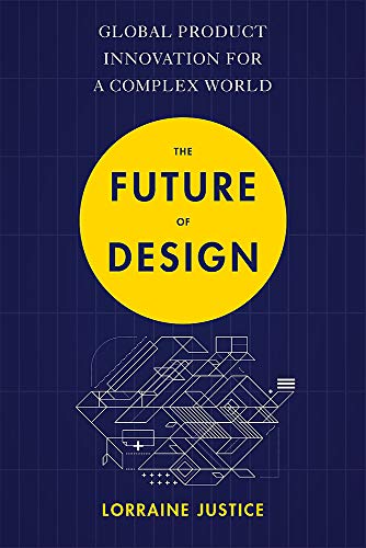 Book cover: "The Future of Design" with yellow circle and line art.