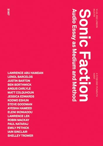 Red book cover with white text: “Sonic Faction” and list of names.