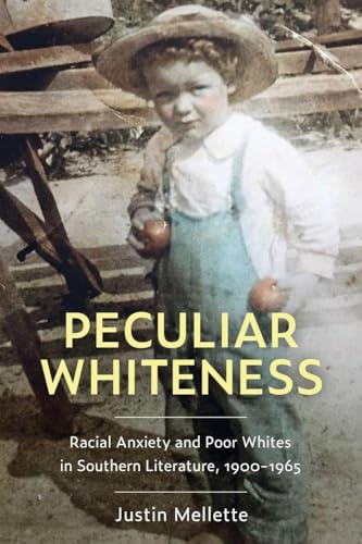 Book cover with a vintage photo of a child in overalls and a straw hat.