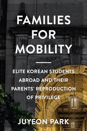 Book cover: "Families for Mobility" with a university building backdrop.
