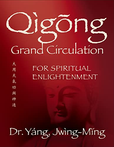 Book cover with red background, title, and portrait of a meditating person.