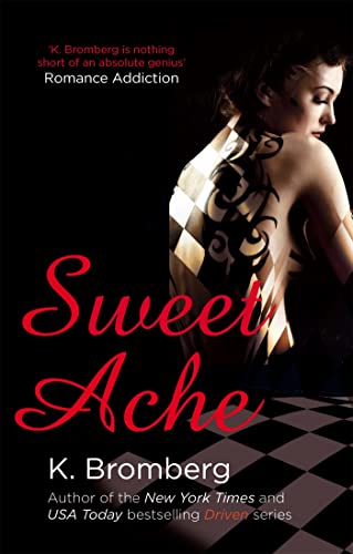 Book cover: woman with ornate back tattoo, red title “Sweet Ache”.